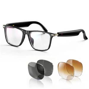 lot 10273 image: BooaBei 2026 AI Bluetooth Smart Glasses,AI Real-Time Translation Glasses,Music Playback & Hands-Free Calls,AI Smart Glasses with Blue Light LensesSunglasses LensesBrown Lenses for Men & Women