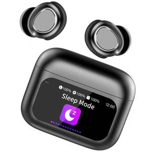 lot 10277 image: USED as is ZYHKON Sleep Earbuds Bluetooth 5.4 in Ear Touch Screen Sleep Headphones, Small Design Mini Sleep Earbuds for Side Sleepers with Sleep Mode, 48H Playtime Sleep Earphones Clear Calls (Grass Green)