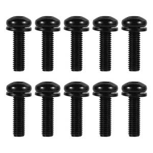lot 10296 image: 10pcs M8 x 1.25 Screws Bolts, High-Strength Steel Compatible with 2007-2018 JK M8x1.25 Bolt Black Accessories Part for Windshield Frame Door Hinges Hardtop Roll Cage Taillights Headlights LED Bracket