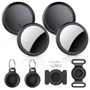 lot 10304 image: Air Tracker Tags-4 Pack for Apple Find My (iOS Only), Bluetooth Tracker Tags for Keys Wallet Luggage Backpack, Smart Tag for iPhone iPad, 100dB Alerts, 2-Year Battery, IP68 Waterproof, with Holder