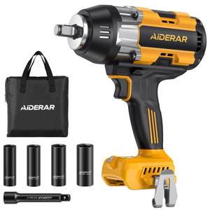 lot 11646 image: AIDERAR Impact Wrench for DeWalt Battery 1697Ft-Lbs (2300N.m) Impact Driver