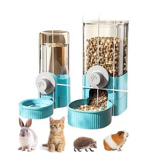 lot 11656 image: GPY Automatic Hanging Gravity Pet Feeder and Water Dispenser Set