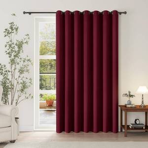 lot 11658 image: ChrisDowa Room Divider Curtains 96 Inch Length Sliding Door Curtain 1 Panel