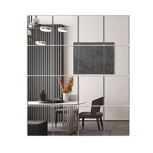 lot 11683 image: Delma Home Gym Mirror Tiles, 14 x 12 Glass Frameless Mirror