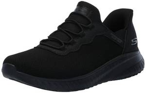 lot 11695 image: Skechers Womens Work Hands Free Slip Ins Squad Chaos Sr- Jasul, Black, 8.5 lightly used