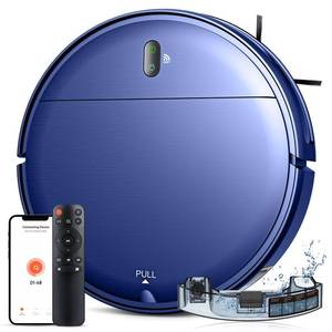 lot 11710 image: Robot Vacuum and Mop Combo, 2 in 1 Robot Mop and Vacuum, Robotic Vacuum Cleaner with WiFiApp, 2000Pa Suction, 230ML Water Tank, Self-Charging, Slim, Ideal for Hard Floor, Low Pile Carpet, Pet Hair