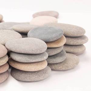 lot 11714 image: About 98 PCS - 103 PCS(18.1 Pounds) Painting Rocks,2.23-3.68 River Rocks,Flat Stones