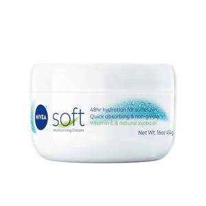 lot 12134 image: NIVEA Soft Refreshingly Soft Cream for Face, Hand and Body, 16 OZ