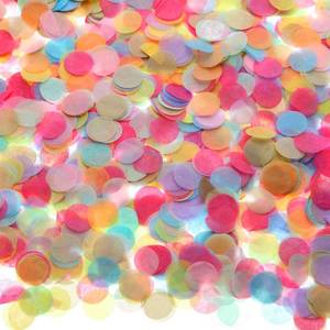 lot 12136 image: TecUnite Table Confetti 2.5 Cm,1.5 Cm,Colorful Confetti