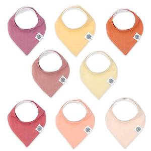 lot 12191 image: Parker Baby Co. Bandana Drool Bibs for Baby Boys & Girls, 8-pack - Vail