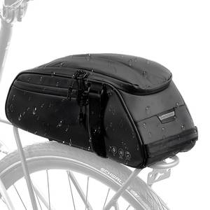 lot 12192 image: WOTOW Rear Bike Rack Bag, 8L Waterproof Bike Storage Saddle Bag for Bicycle