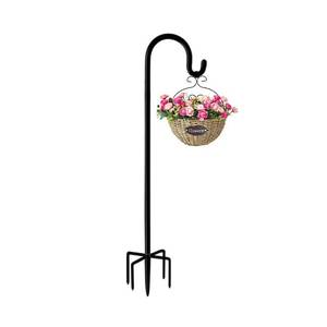 lot 12202 image: Rexwnadu Shepherd Hooks Outdoor 48 Inches for Lanterns Heavy Duty Shepherd Stand Plant Hanger Yard Hooks for Solar Lights,Bird Feeder,Wedding,Mason Jar,Planter Pot,Adjustable Height