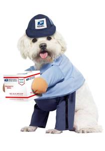 lot 12227 image: USPS Mail Carrier Dog Costume X-Small
