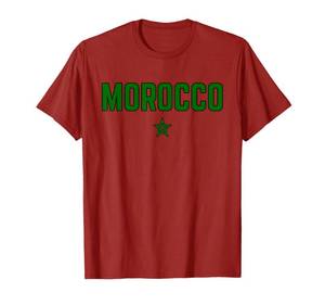 lot 12241 image: Morocco Flag  Men Women Kids  Morocco T-Shirt 2XL