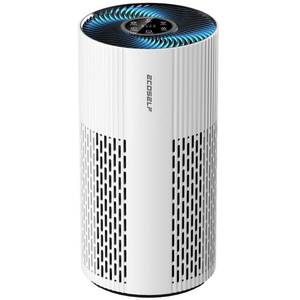 lot 19263 image: Air Purifiers for Home Large Room Up to 1500 Ft� with True HEPA Filter, 20dB Sleep Mode, 360° Air Intake & Outlet, Air Cleaner for Bedroom Pets Dander, Smoke, Dust, Odors, HAP604, Bright White