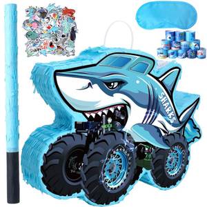 lot 19264 image: Shark Truck Pinata - Monster Truck Pinata