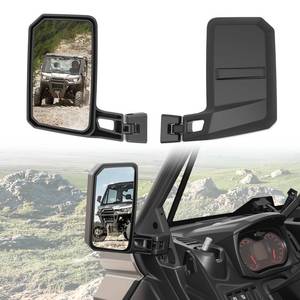 lot 19274 image: XUTVOTOR Foldable Side Mirrors for Can-Am Defender, Adjustable Convex Side Rearview Mirror Kit for Can-Am Defender HD5 HD7 HD8 HD9 HD10 2016-2026 Replace #715008100, 2PCS