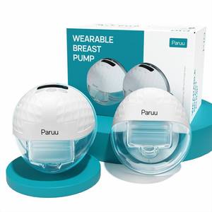 lot 19290 image: Paruu P10 Hands-Free Breast Pump Wearable, 338mmHg Strong Suction, Low Noise, 4 Modes & 9 Levels, Electric Breast Pump Portable, Smart Display, 19212428mm InsertFlange, 2 Pack (White)