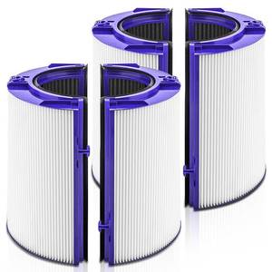 lot 19298 image: Filter Replacement for Dyson TP04 TP06 TP07 TP10 HP1 HP07 HP09 HP10, 2 Pack (3 PIECES ONLY)