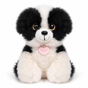 lot 20001 image: Mushymallow Sitting Dog Stuffed Animal Soft Plush Toy, Black
