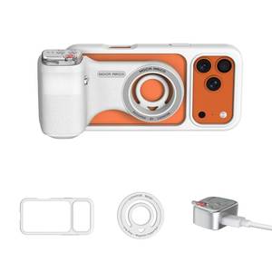 lot 20026 image: COMITOK iPhone Pro Max Camera Grip MOCA ARCO with Case for iOS26, Compatible with iOS17iOS18, Phone Camera Grip with Enhanced Handle & Anti-Drop Detachable Remote for Easy Shooting, YouTube, Tiktok