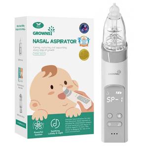 lot 20056 image: GROWNSY Baby Nasal Aspirator, Electric Nose Sucker, Powerful Suction,Grey