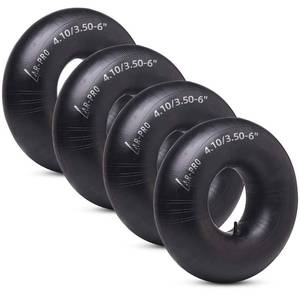 lot 20082 image: AR-PRO 13 x 4.00-6 (4.103.50-6) Heavy Duty Replacement Inner Tube with TR-13 Straight Valve Stem (4-Pack) - for Wheelbarrows, Mowers, Hand Trucks and More