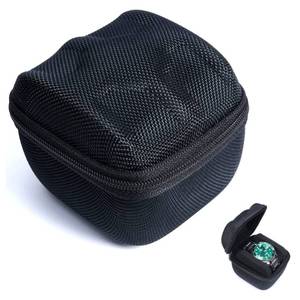 lot 20443 image: RIGICASE Single hard Watch travel case, mens watch storage box organizer, watch case holder with flexible foam inserts fit up to 60mm watch