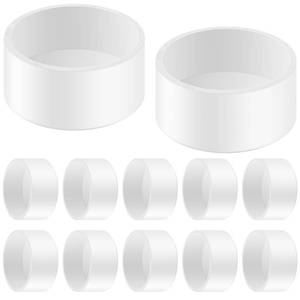 lot 20448 image: Brightrow 20 Packs 2 Inch PVC Pipe End Cap, White