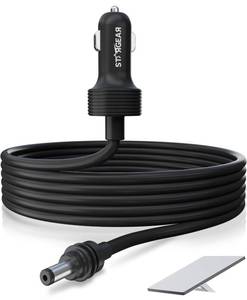 lot 20450 image: STARGEAR Starlink Mini Cable 12V Power Cable 3M10FT, Starlink Mini Accessories 16AWG Cigarette Lighter to DC Cord, 12V-48V Car Charger Car Adapter (3M)