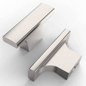 lot 20456 image: Asidrama 10 Pack Brushed Satin Nickel Kitchen Cabinet Knobs Dresser Drawer Cabinet Hardware Zinc Knobs for Dresser Drawers