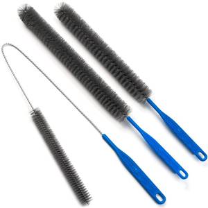 lot 20485 image: Refrigerator Coil Cleaning Brush��Sewer Set Brush Clog Remover,for Toilet, Kitchen Sink, Sewer, Bathroom Bathtub Hair Clogging Cleaning Tool��Long Drain Brush