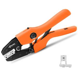 lot 20491 image: KF CPTEC Flag Terminal Crimper, 22-14 AWG for 90° Insulated Connectors