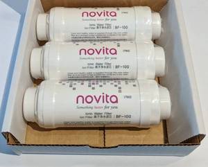 lot 20498 image: Kohler Novita Bidet Ionic Water Filter - 3 Pack