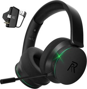 lot 1001 image: Wireless Gaming Headset for XboxPS4-PS5, Blackgreen, BT 5.3, 3D Surround