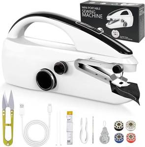 lot 1038 image: Handheld Sewing Machine Portable Mini with Sewing Kit, Dual Speeds