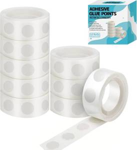 lot 1043 image: gegemaoyi 1000Pcs Clear Glue Dots Double-Sided Adhesive Points for Balloons