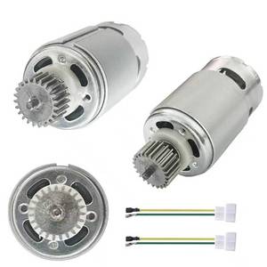 lot 1056 image: 24V RS555 40000RPM 23T Pinion Gear DC Motor for Power Wheels