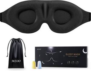 lot 1057 image: MZOO Luxury Sleep Mask for Women & Men - Light Blocking, 3D Contoured
