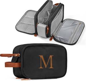 lot 1067 image: YOOLIFE Travel Toiletry Bag for Men, Black M  Dopp Kit