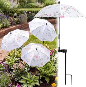 lot 1073 image: Shinylin Plant Umbrella Outdoor Adjustable Sun Shade 24 UV Cloth