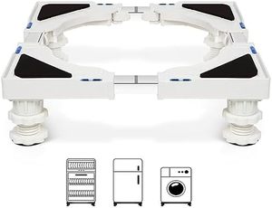 lot 1080 image: Nefish Mini Fridge Stand with Adjustable Base and 4 Strong Feet White