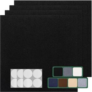 lot 1081 image: VallisCo 30 Pack Carpet Tiles - 12x12 Self-Adhesive, Anti-Slip, Peel & Stick