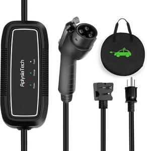lot 1088 image: Level 12 EV Charger, 16A 110-240V, SAE J1772, 21ft NEMA 6-20 Cable