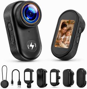 lot 1089 image: 4K Mini Body Camera with 64GB, 1.47 Screen, WiFi, Magnetic Mount, POV