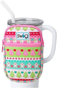 lot 1207 image: Swig Life Mega Mug Pouch - Water Bottle Bag with Adjustable Strap Candles