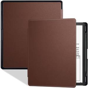 lot 1325 image: Case for 10.2 Kindle Scribe 20222024, Brown PU Leather with Pen Holder