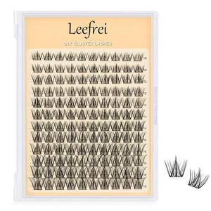 lot 1339 image: Eyelash Clusters 10-18mm Wispy D Curl DIY Lash Extensions Lashes