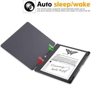 lot 1391 image: Kindle Scribe 10.2 PU Leather Folio Case with Pen Holder Auto SleepWake