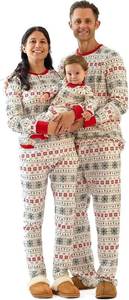 lot 1417 image: Butterblu Family Jammies Matching Holiday Pajama Sets with Pockets NB